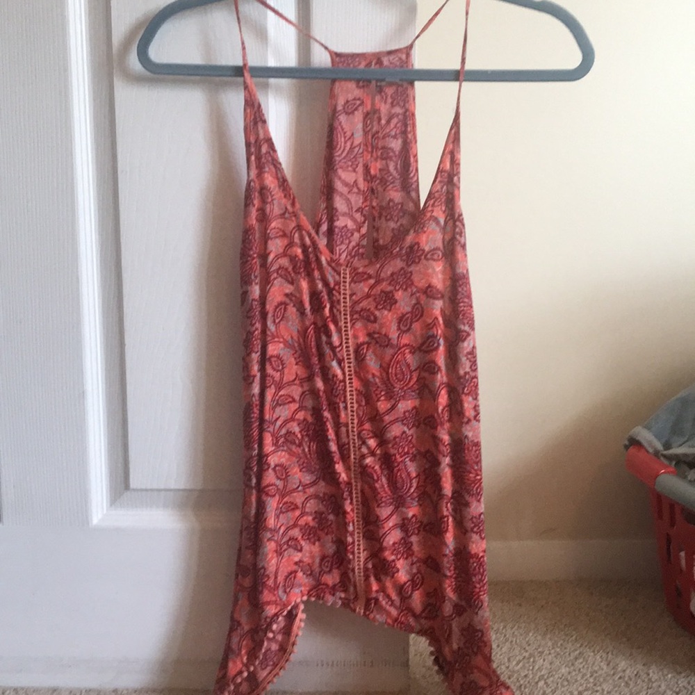 urban outfitters open back tank